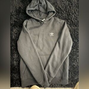 adidas Black Trefoil Hoodie Sweatshirt